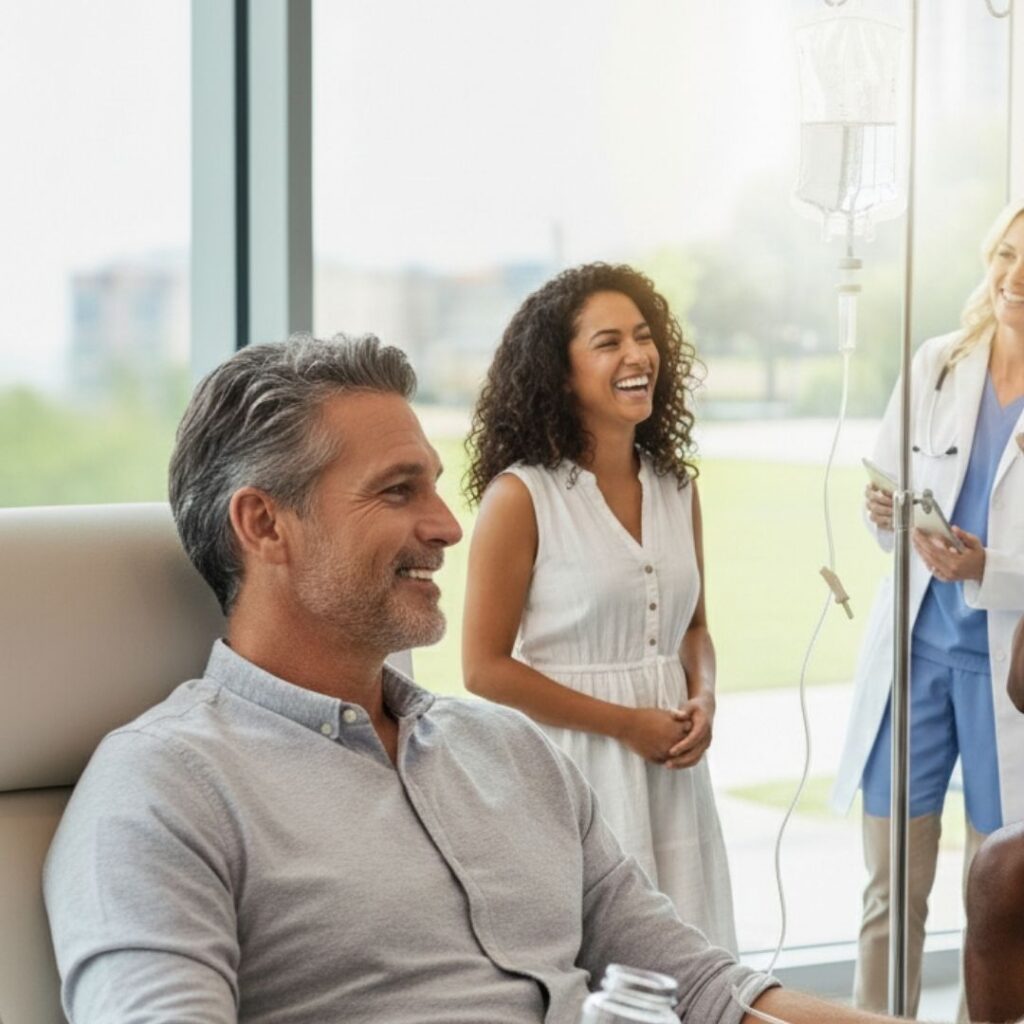 Relaxed Happy Person