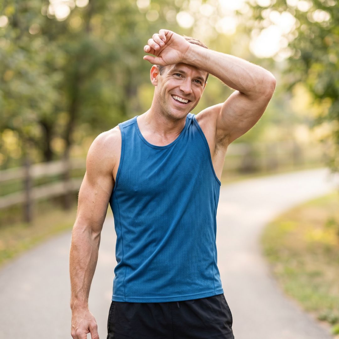 man running